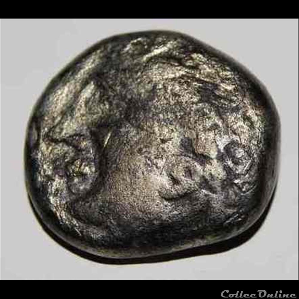 Statere dy type d'Annonay - DT.3098 monnaie antique gauloise statere dy type annonay dt 3098