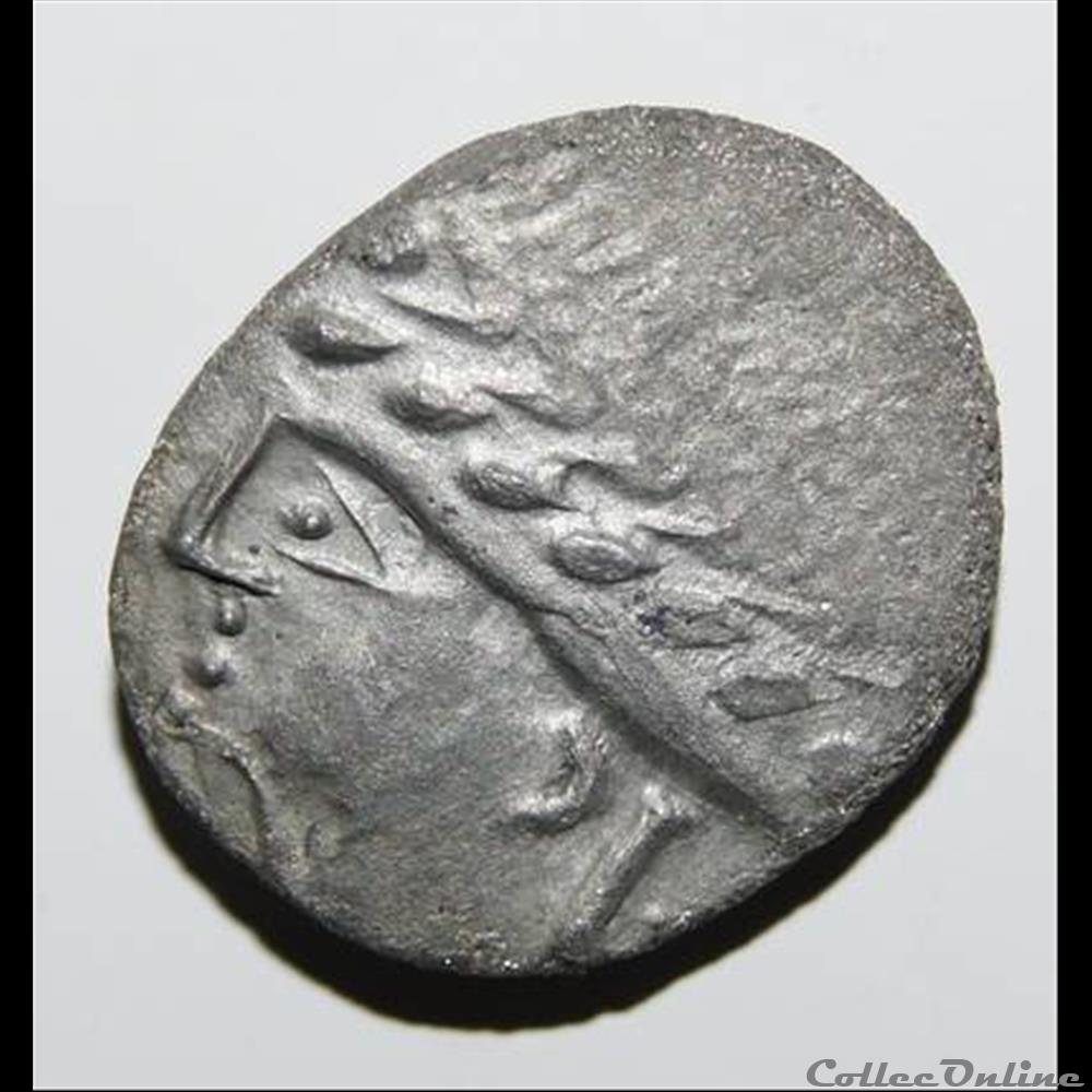 Cheval libre galopant - DT.3122 monnaie antique gauloise cheval libre galopant dt 3122