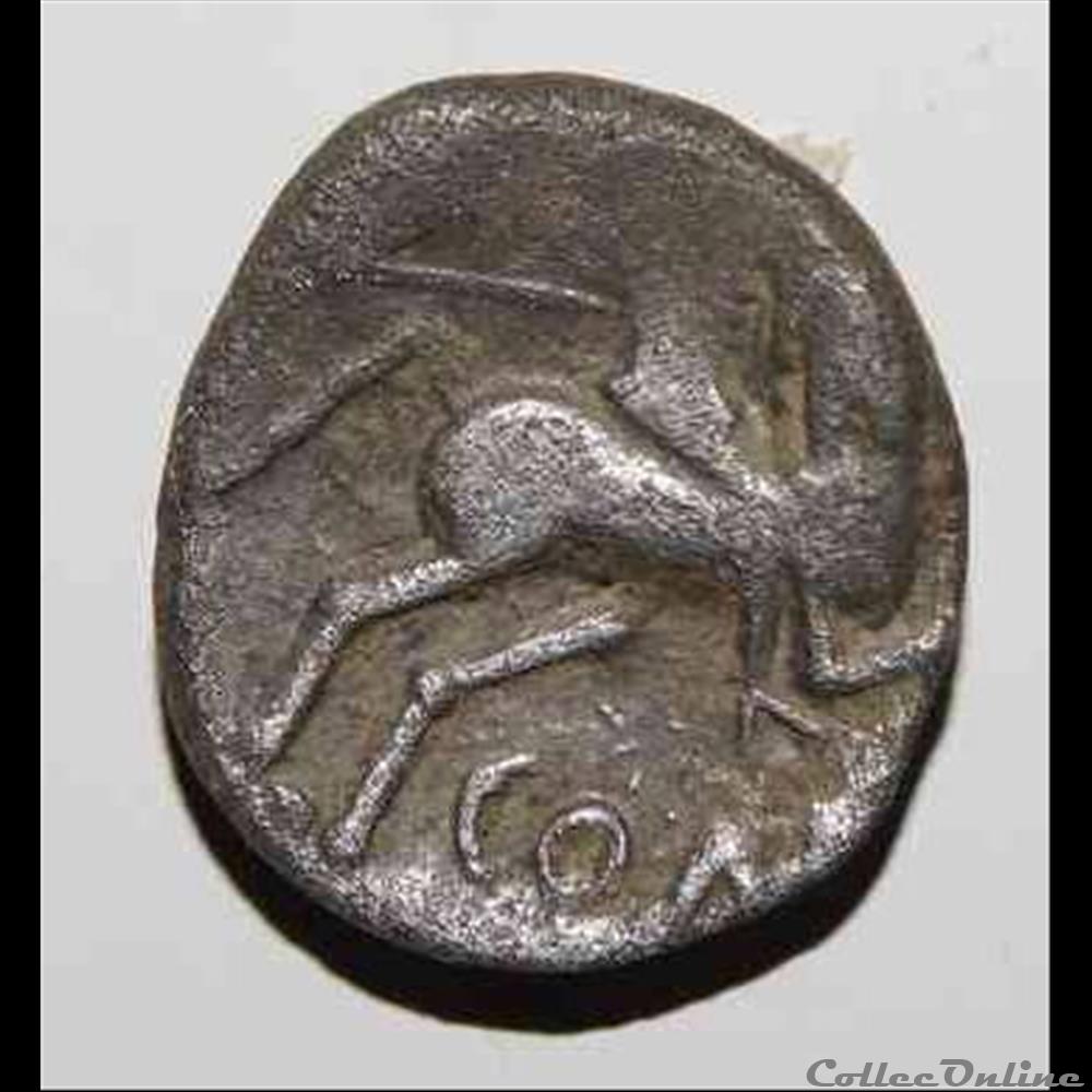 Cavalier du Rhone - DT.3134 monnaie antique gauloise cavalier du rhone dt 3134