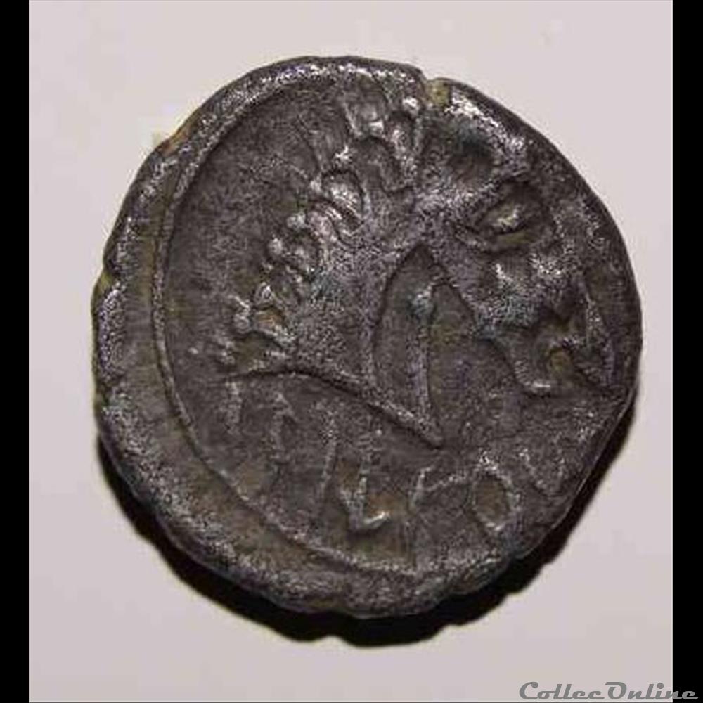 Buste de cheval - DT.3046 monnaie antique gauloise buste de cheval dt 3046