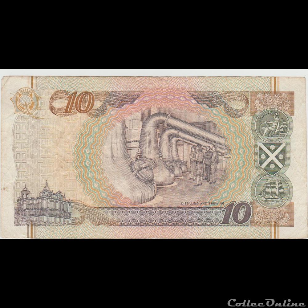 billet europe 10 pound 121 ecosse 1997