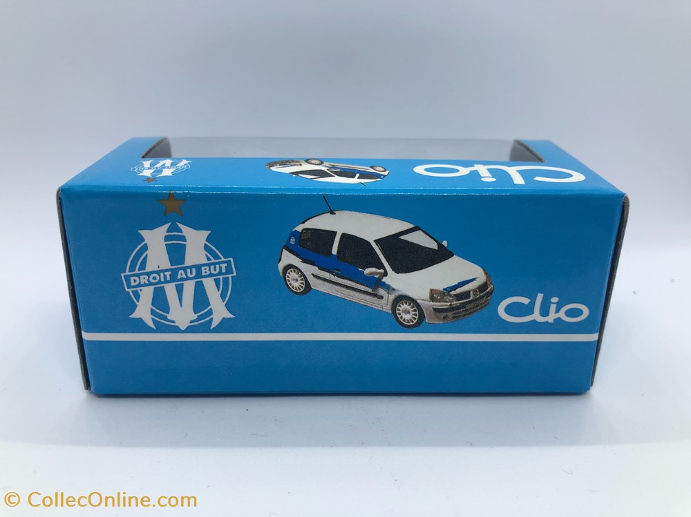 Renault Clio II Olympique de Marseille 4 modele reduit voiture renault clio ii olympique de marseille