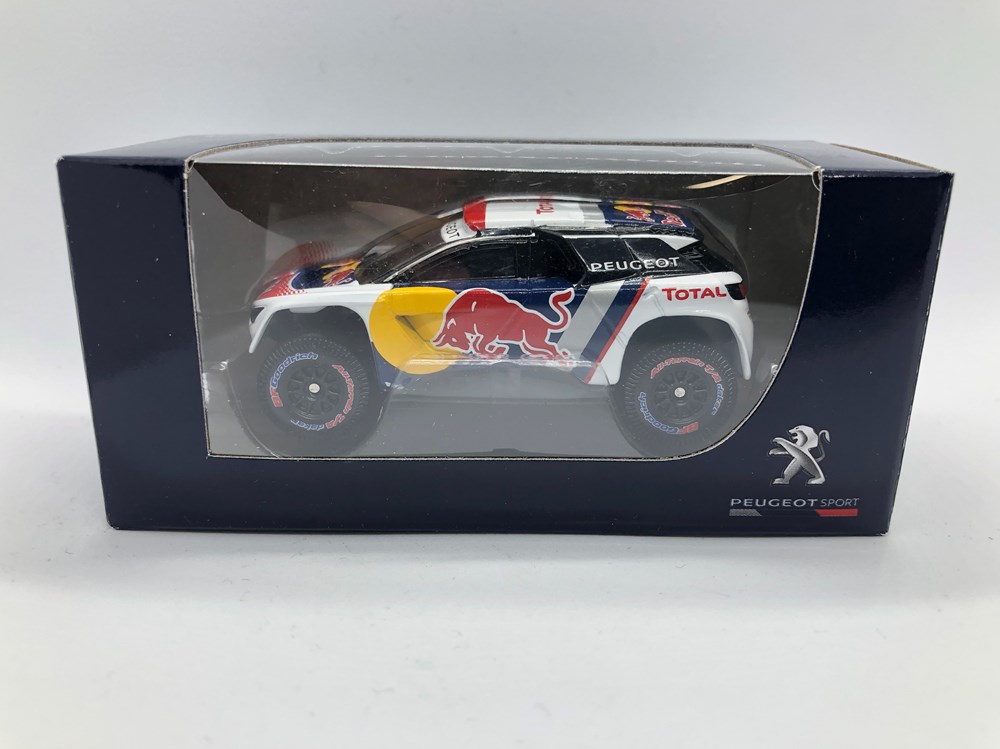 modeles reduits voitures peugeot 3008 dkr red bull