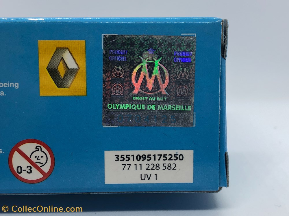 Renault Clio II Olympique de Marseille 5 modele reduit voiture renault clio ii olympique de marseille