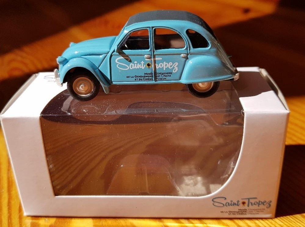 modeles reduits voitures citroen 2cv saint tropez