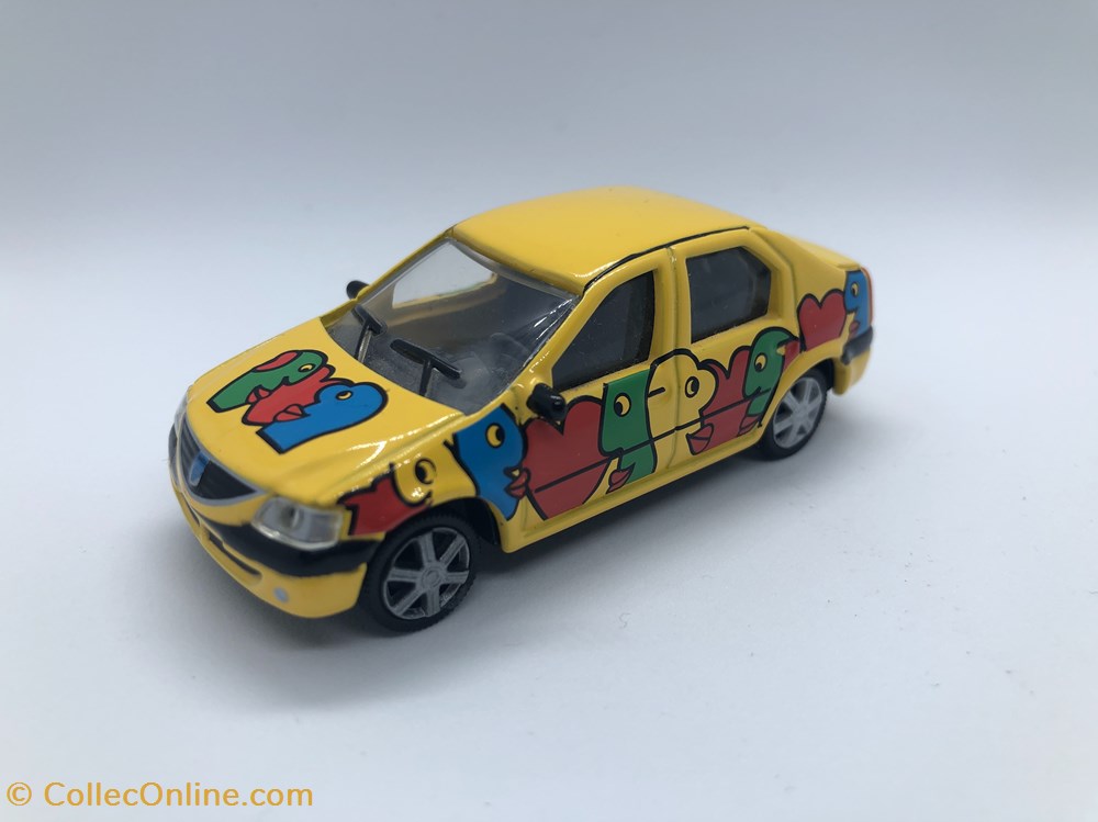 Dacia Logan Art Car modeles reduits voitures dacia logan art car