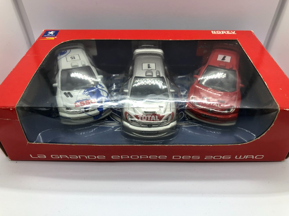 Peugeot 206 WRC Total Clarion #1 modeles reduits voitures peugeot 206 wrc total clarion 1