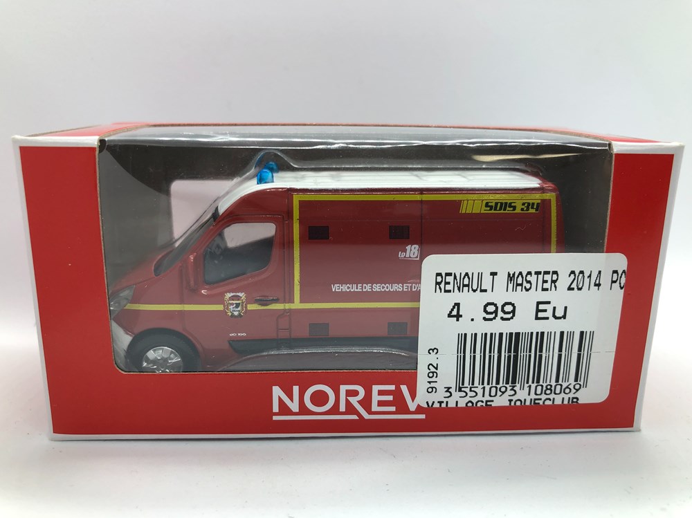 Renault Master III Pompiers modeles reduits voitures renault master iii pompiers