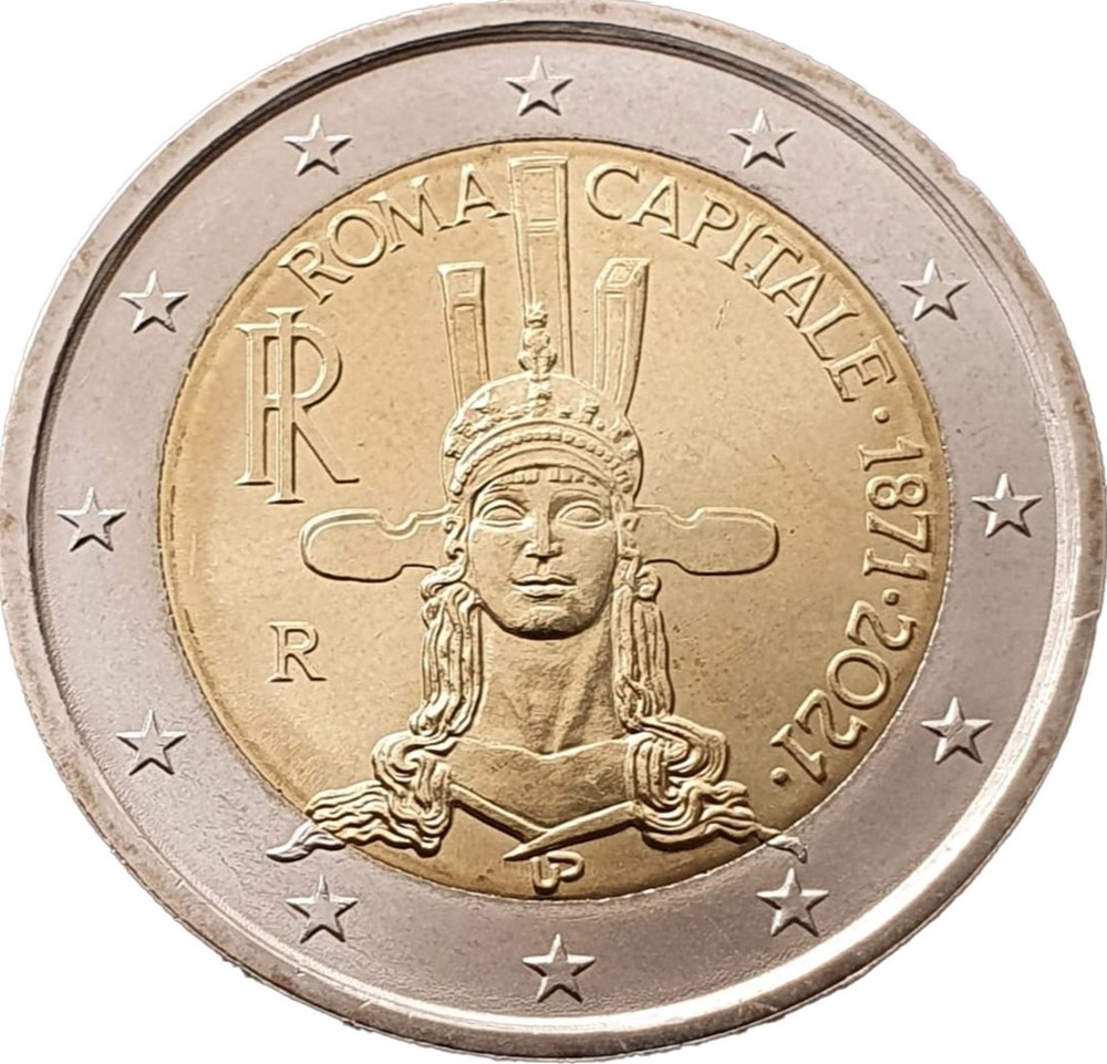 monnaies euros italie roma capitale