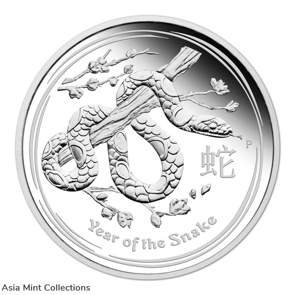 2013 1/2 oz Australian Lunar Series "Year of the Snake" Silver Bullion Coin coins ingots 2013 1 2 oz australian lunar series year of the snake silver bullion coin