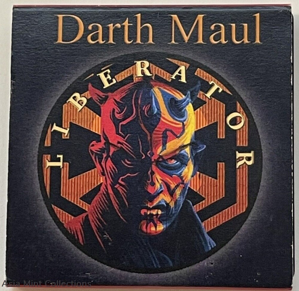 2021 DARTH MAUL Dark Side 1 Soul "THE LIBERATOR" 1 Oz 9999 Fine Silver Coin 6 coins ingots bullion 2021 darth maul dark side 1 soul the liberator 1 oz 9999 fine silver coin