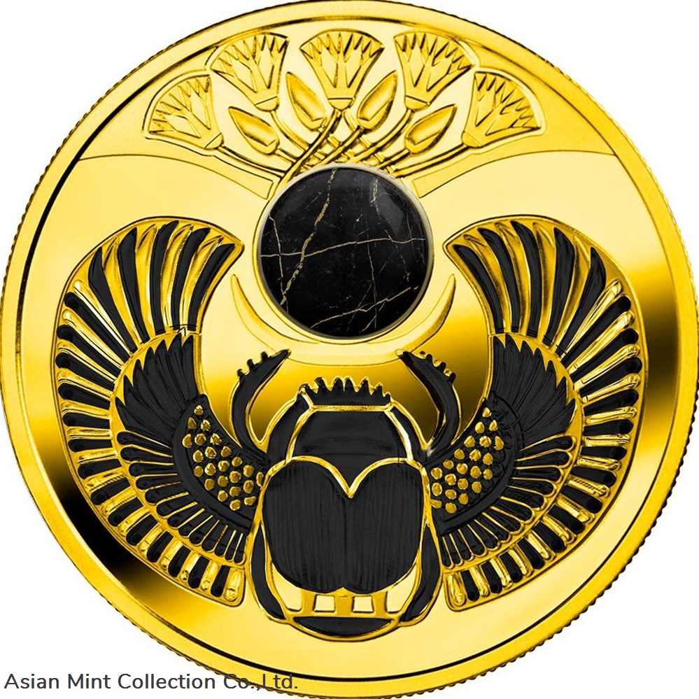 2019 - ONYX SCARABAEUS Ancient Symbol Silver Coin 1$ Niue coins ingots bullion 2019 onyx scarabaeus ancient symbol silver coin 1 niue