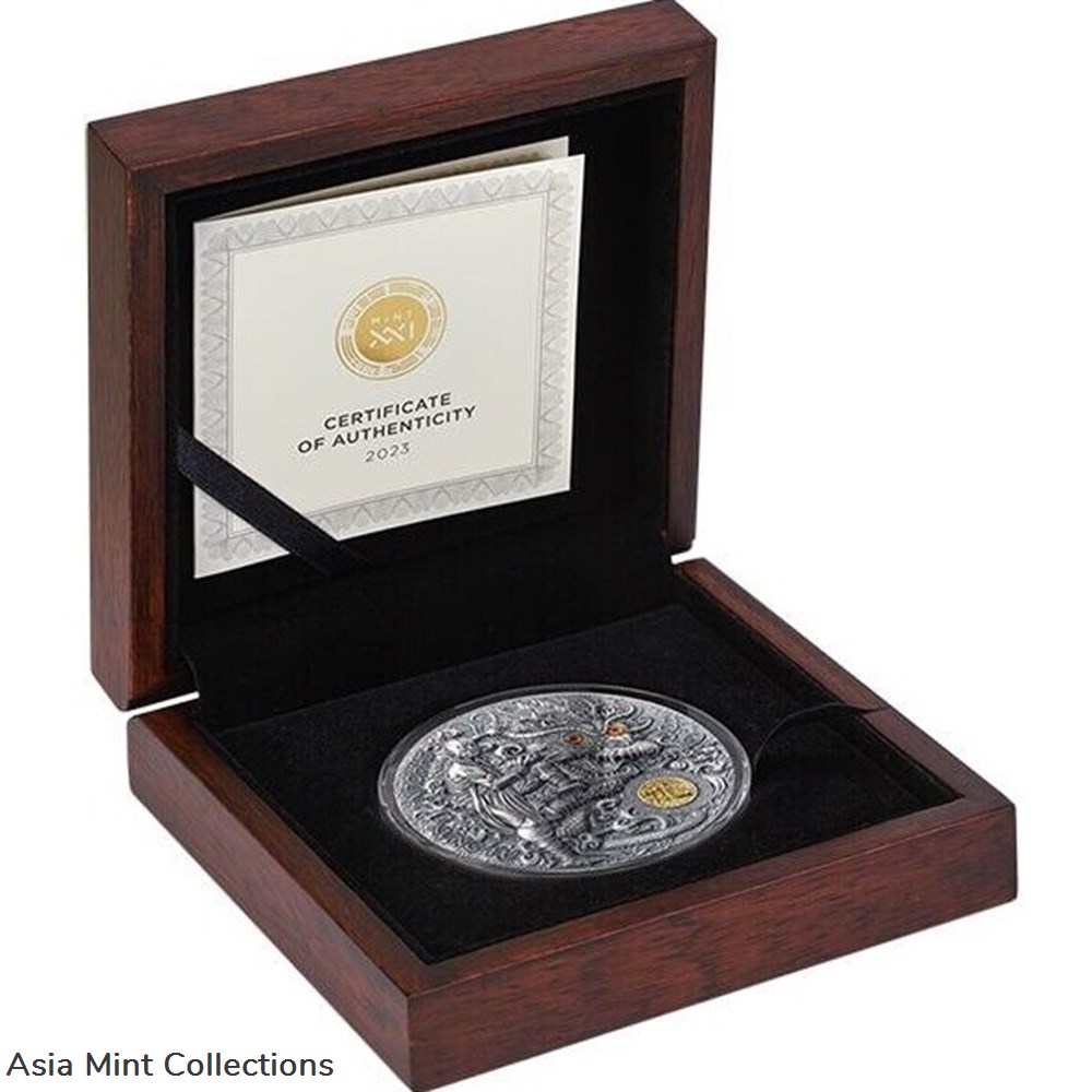 2023 - Shaolin Kung Fu Dragon Martial Arts Styles 2 oz Silver Coin 5$ Niue 7 coins ingots bullion 2023 shaolin kung fu dragon martial arts styles 2 oz silver coin 5 niue