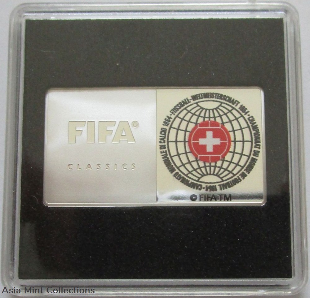 1954 - Samoa $1 FIFA Classics World Cup Switzerland 1/2oz Silver- coins 1954 samoa 1 fifa classics world cup switzerland 1 2oz silver