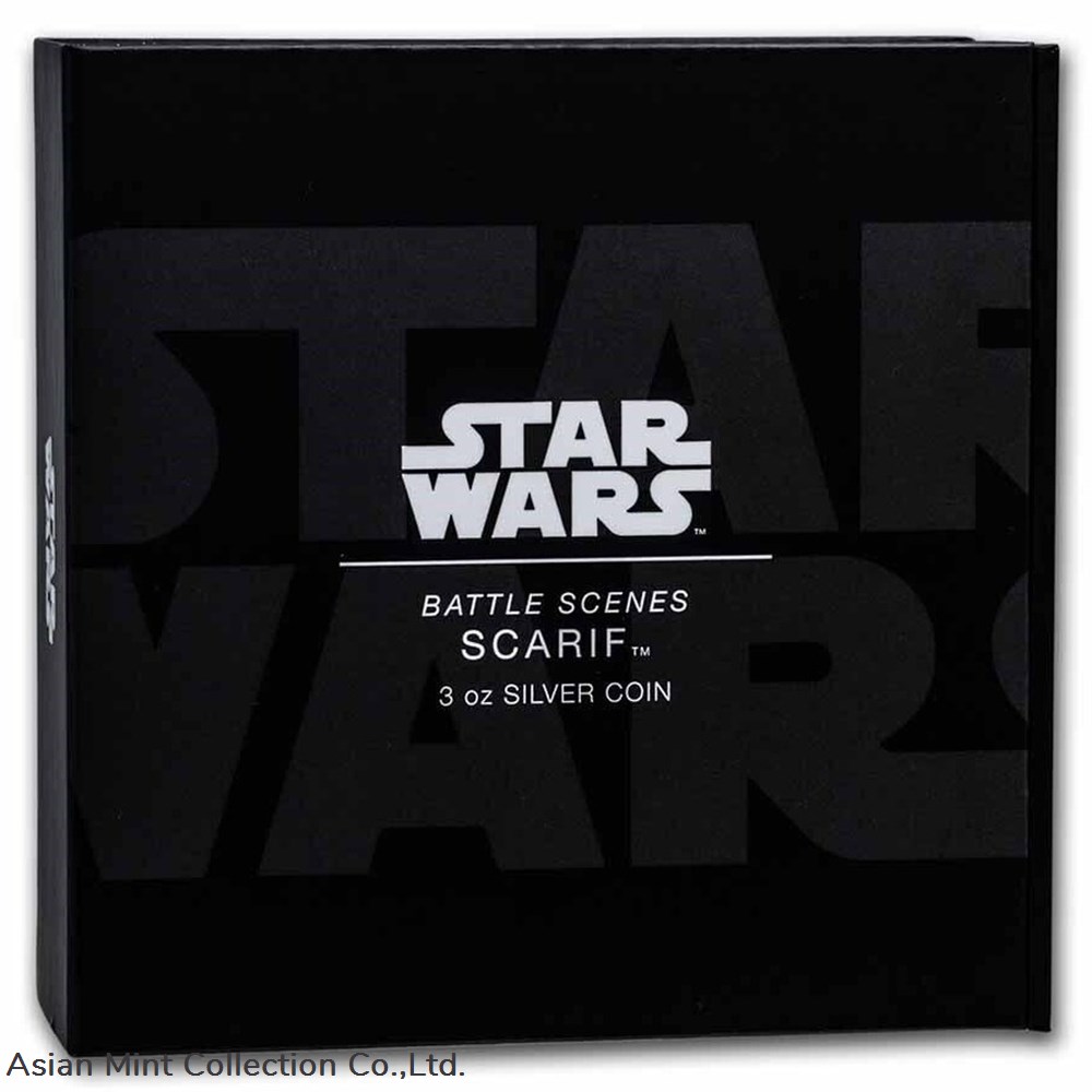 2022- Star Wars Battle Scenes - Scarif- 3 OZ Silver Proof Coin 4 coins ingots bullion 2022 star wars battle scenes scarif 3 oz silver proof coin