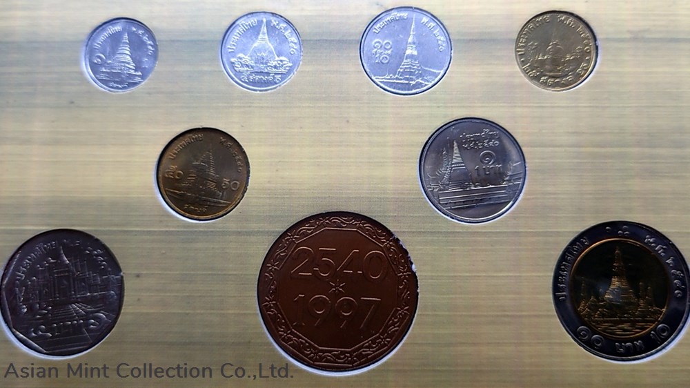 1997 - Circulation coin panel Complete set and Zodiac coin (The Year of the Cow) 4 coins 1997 circulation coin panel complete set and zodiac coin the year of the cow