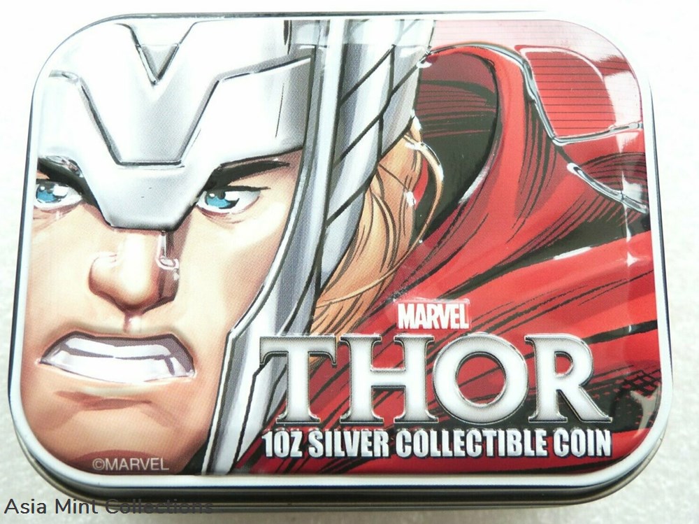 2014 Niue Marvel The Avengers Thor $2 Silver Proof 1oz Coin Box Coa coins ingots bullion 2014 niue marvel the avengers thor 2 silver proof 1oz coin box coa