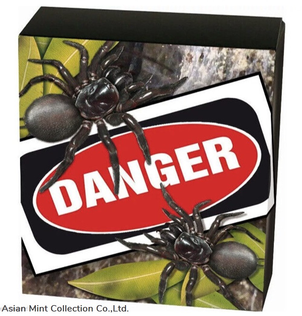 2012 - Australian Funnel-Web Spider 1 oz Silver Proof Coin Tuvalu 3 coins ingots bullion 2012 australian funnel web spider 1 oz silver proof coin tuvalu