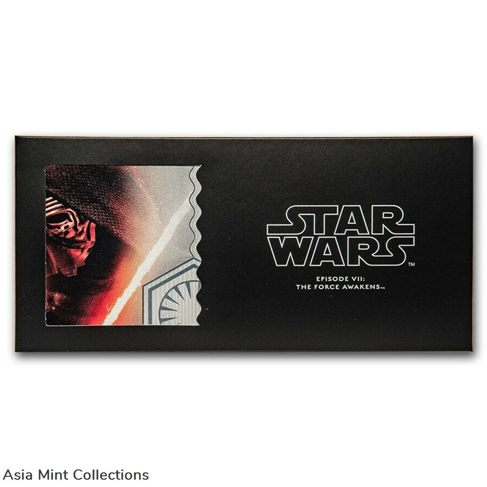 2019 5 gram Silver $1 Note Star Wars The Force Awakens: Kylo Ren 2 coins ingots bullion coin 2019 5 gram silver 1 note star wars the force awakens kylo ren