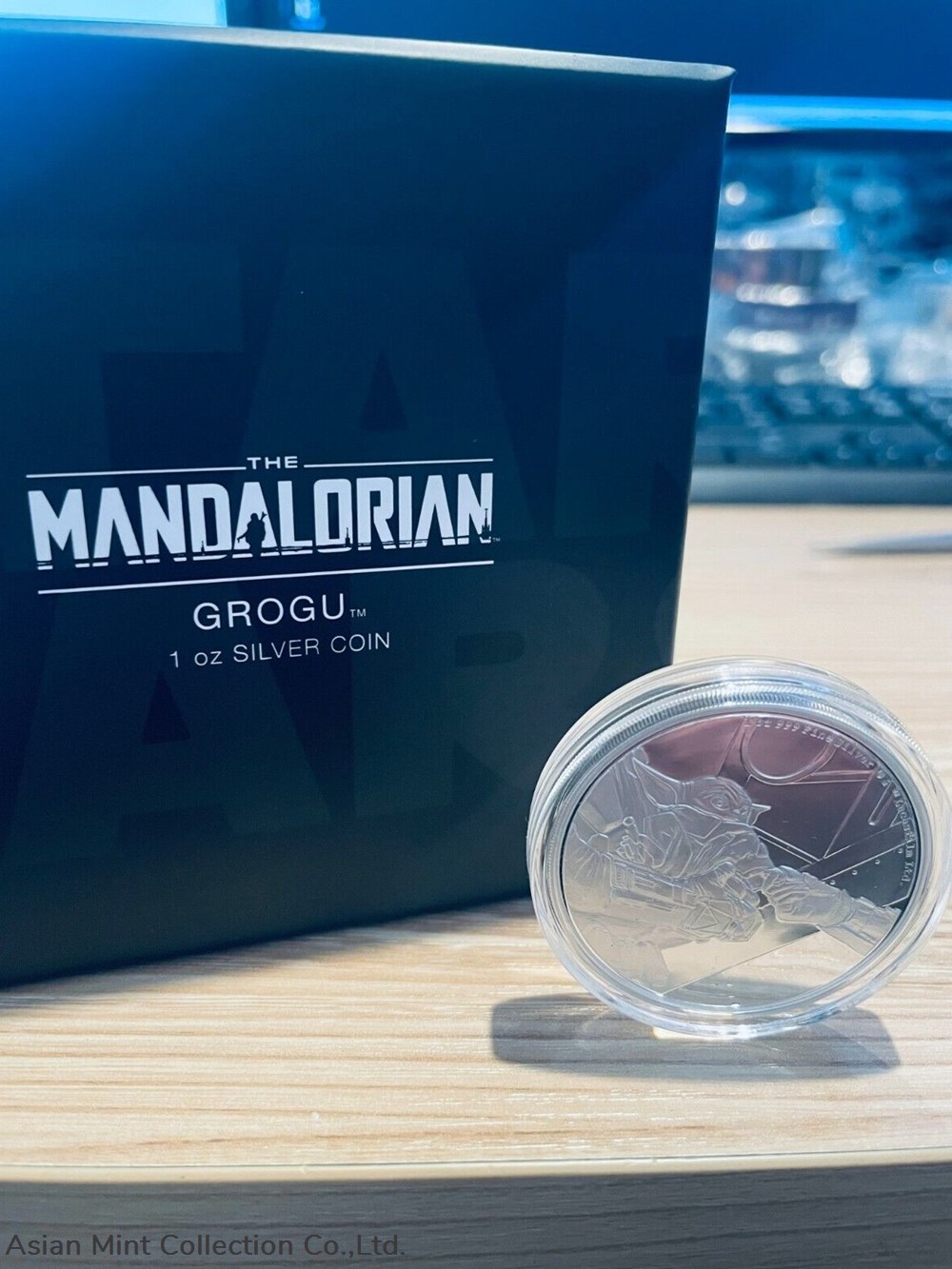 2022 - 1 OZ Silver Proof Coin - Star Wars Classic - Adorable Grogu 3 coins ingots bullion 2022 1 oz silver proof coin star wars classic adorable grogu