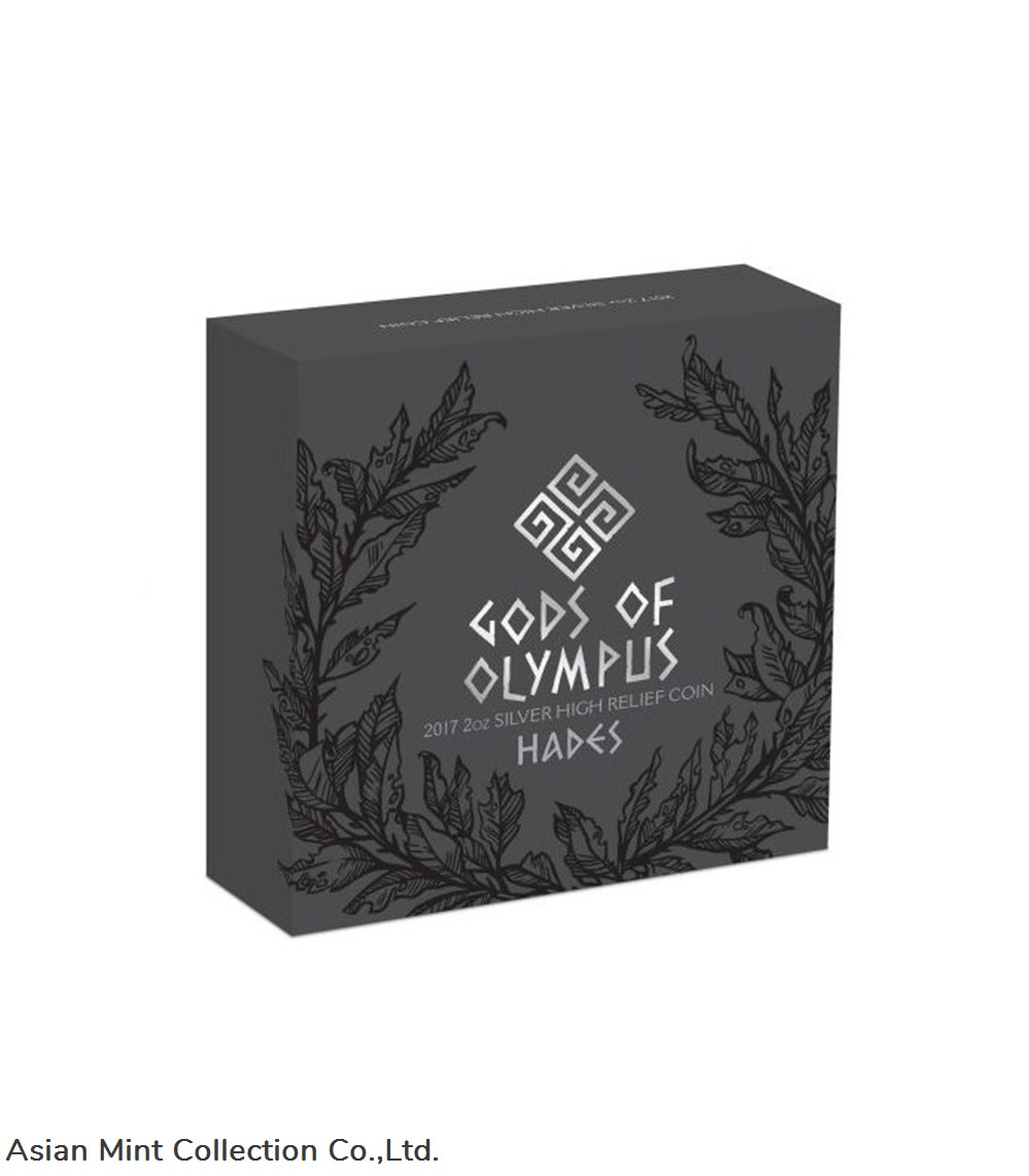 2017 - $2 Gods of Olympus Hades 2oz Silver High Relief Coin 3 coins ingots bullion 2017 2 gods of olympus hades 2oz silver high relief coin