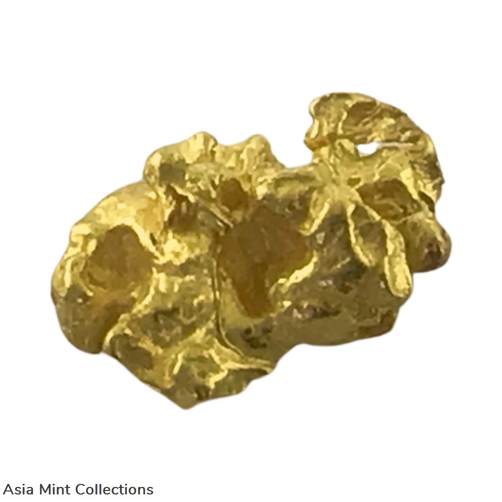 minerals meteorites 3 49 grams natural native australian solid high quality alluvial gold nugget