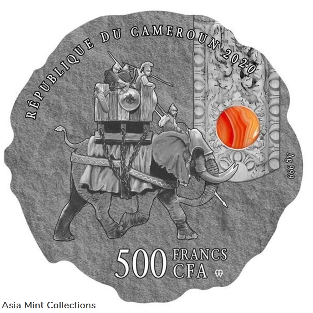 coins ingots bullion 2020 hannibal barca antique finish silver coin 500 francs cameroon