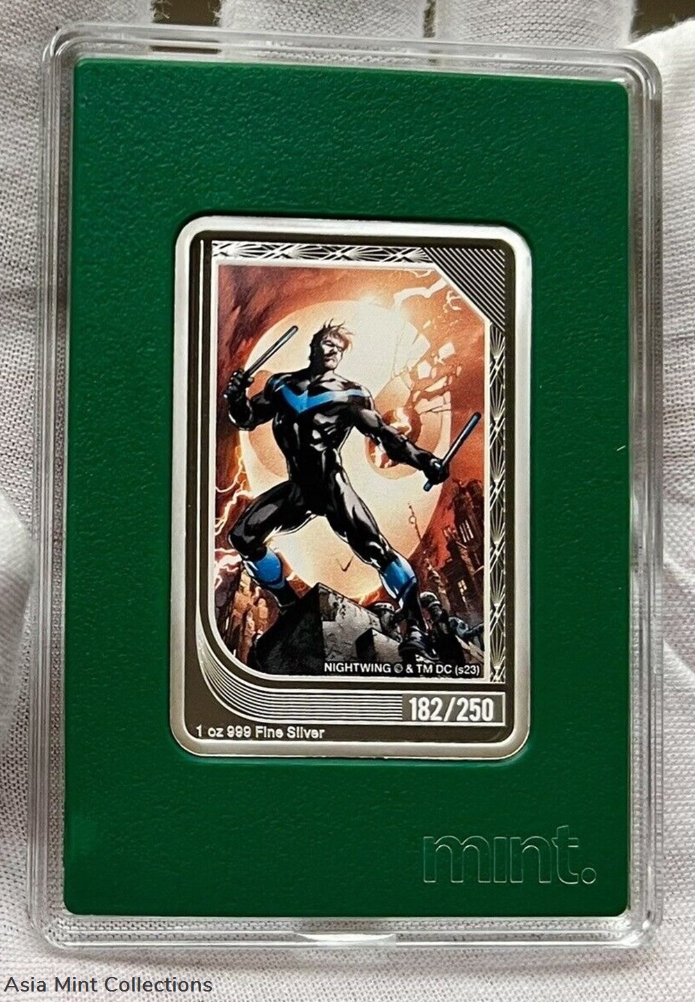 2023 Niue DC Trading Coins - Nightwing 182/250 - Limited Mintage ingots bullion silver 2023 niue dc trading coins nightwing 182 250 limited mintage