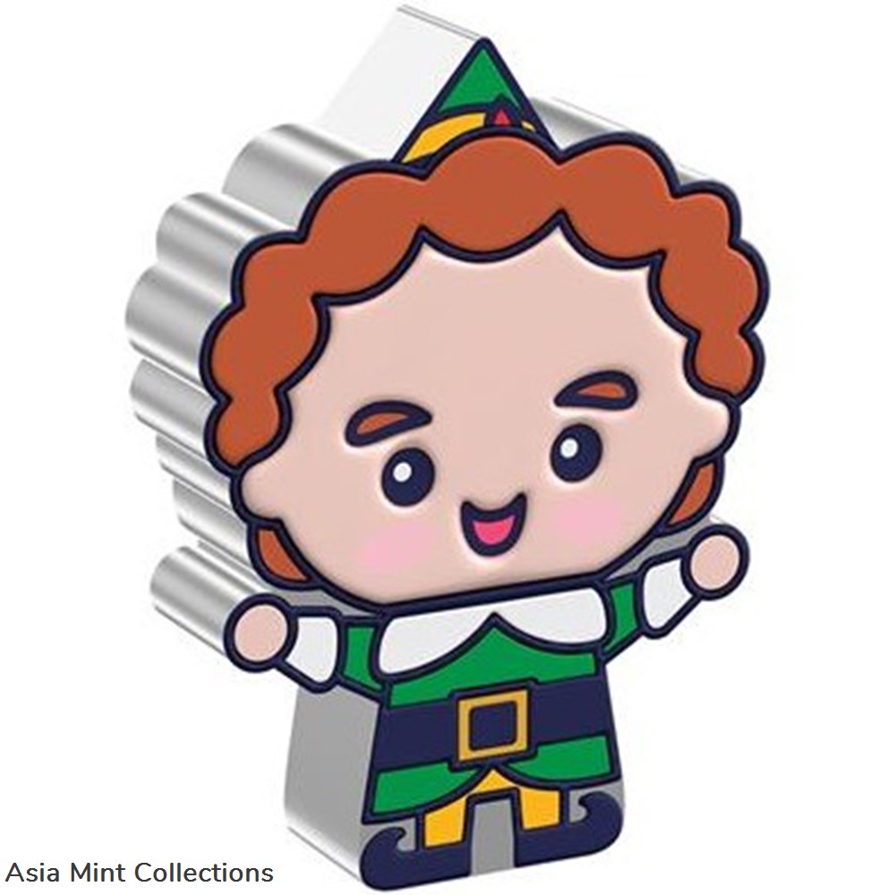 2022 Christmas Elf 1oz Silver Chibi Coin coins ingots bullion 2022 christmas elf 1oz silver chibi coin