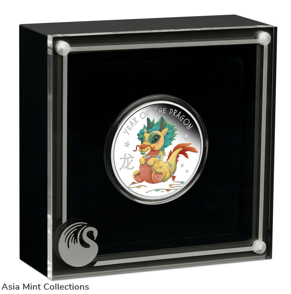 2024 Year of the Dragon BABY 1/2oz .9999 Silver Proof Half Dollar Coin Lunar 4 coins ingots bullion 2024 year of the dragon baby 1 2oz 9999 silver proof half dollar coin lunar