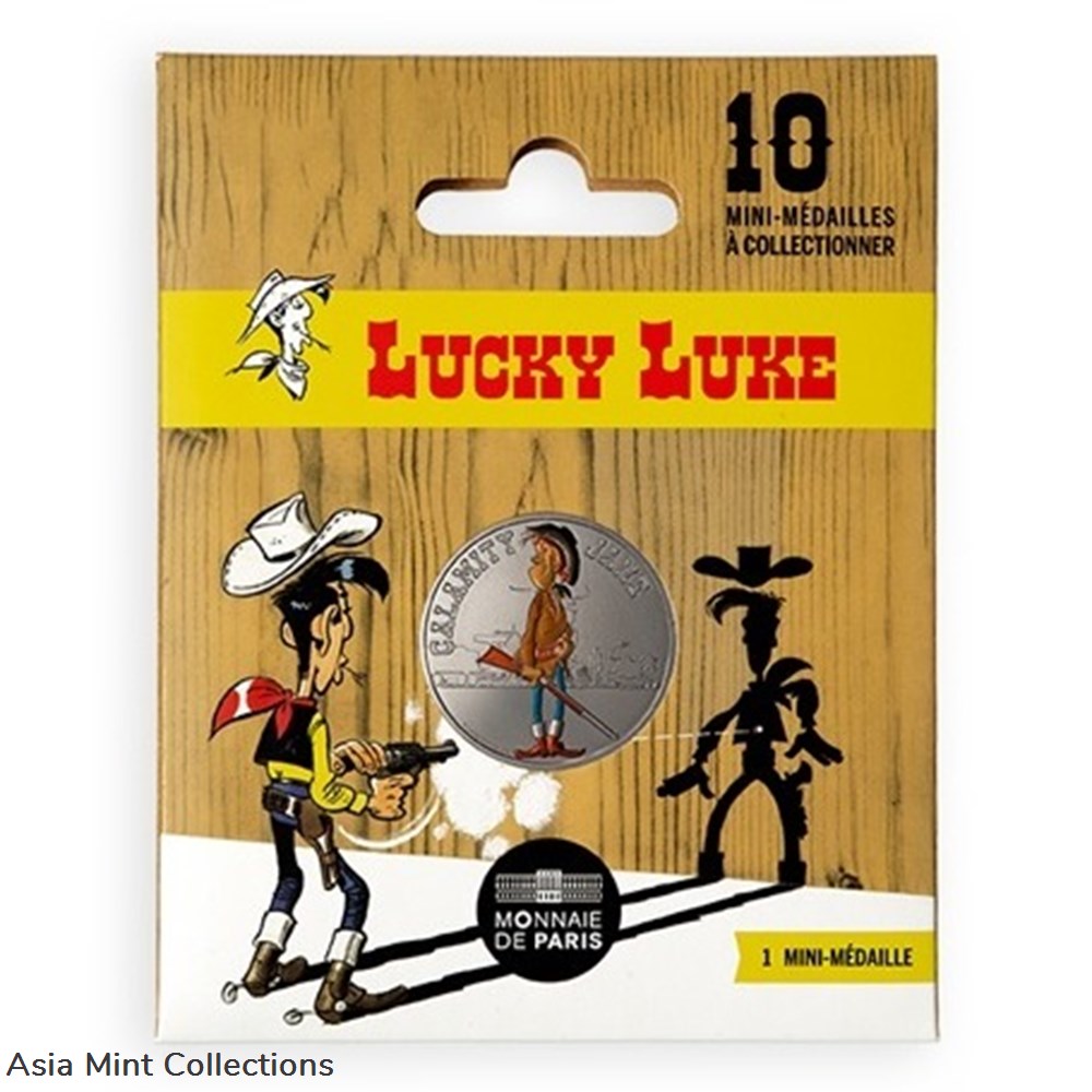 2021 - Monnaie De Paris Memory token Lucky Luke - Calamity Jane coins ingots bullion copper coin 2021 monnaie de paris memory token lucky luke calamity jane