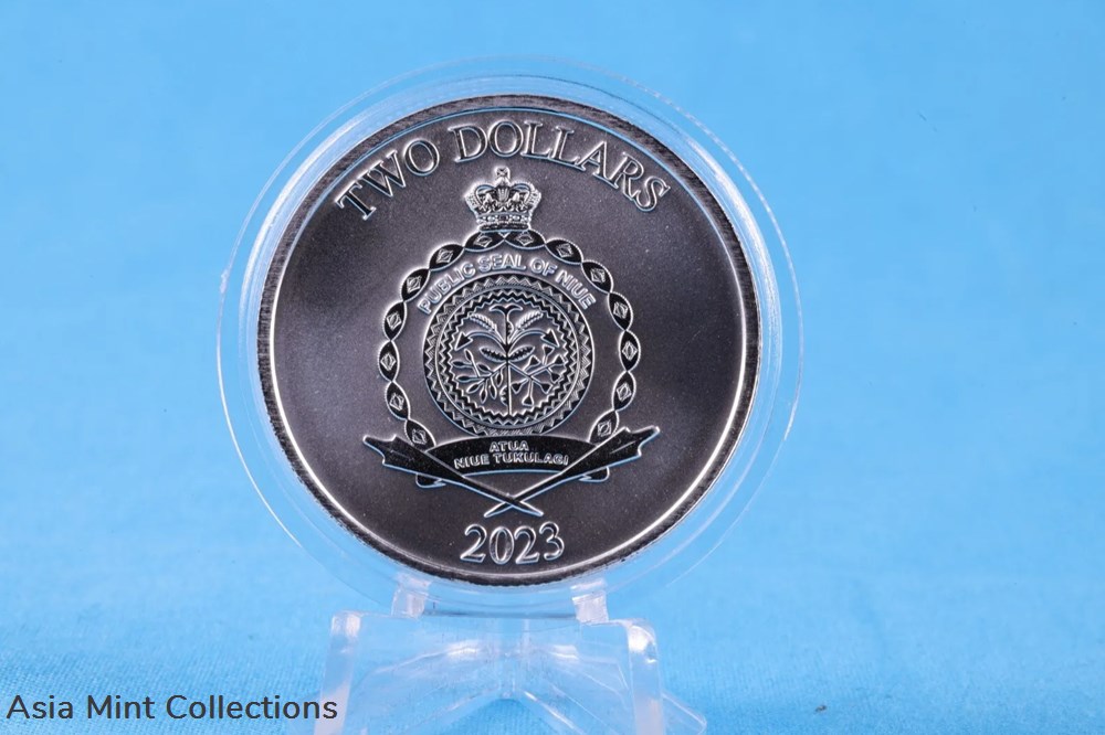 coins ingots bullion coin 2023 sword of truth 1oz silver 9999 niue 2 st bu truth series
