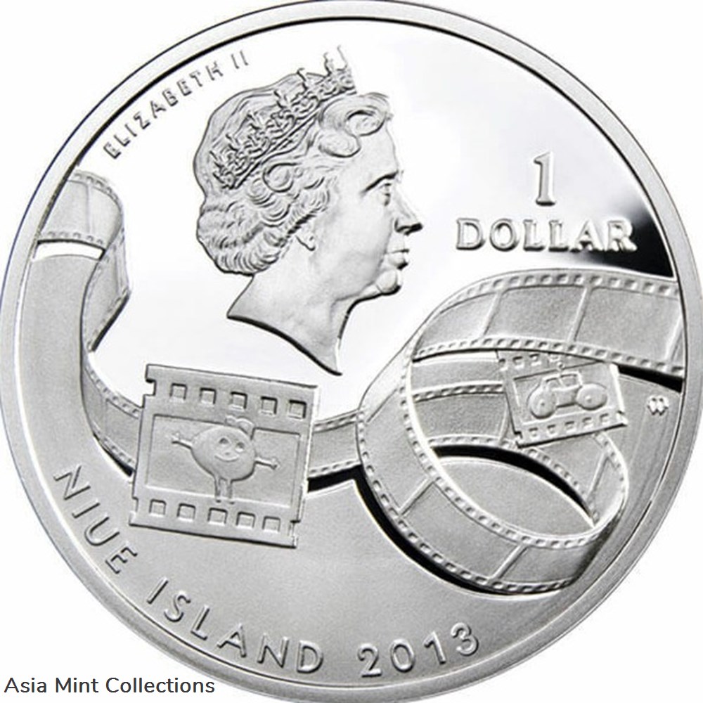 2013 - Bugs Bunny Cartoon Characters 1/2 oz Proof Silver Coin 1$ Niue coins ingots bullion 2013 bugs bunny cartoon characters 1 2 oz proof silver coin 1 niue