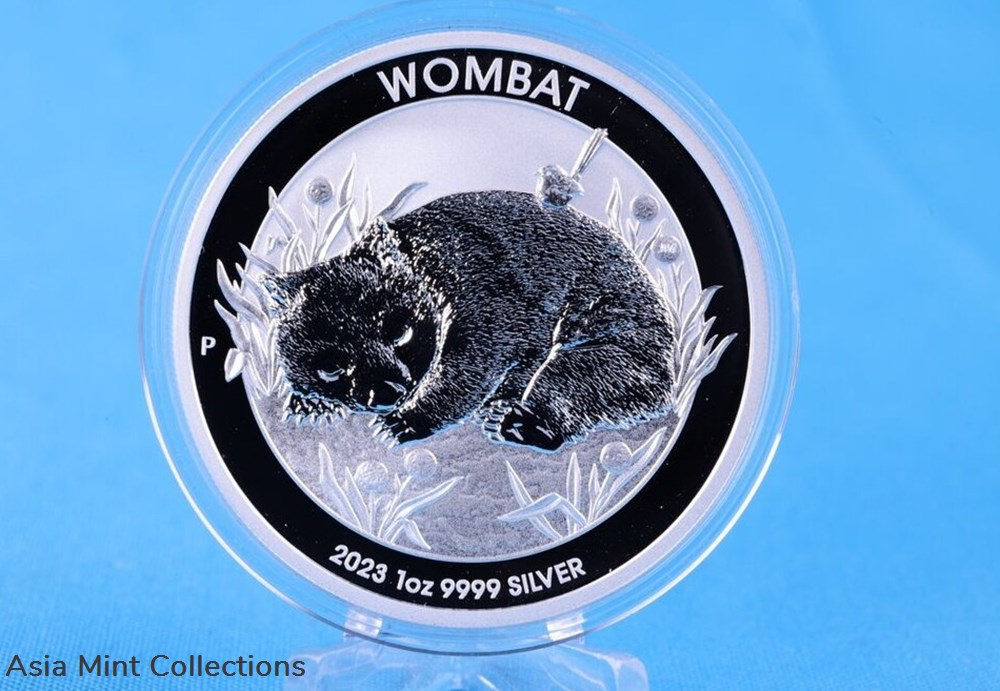 2023 - Australia Wombat 1 oz 9999 Silver $1 Silver Coin ST/BU 3 coins ingots bullion 2023 australia wombat 1 oz 9999 silver 1 silver coin st bu