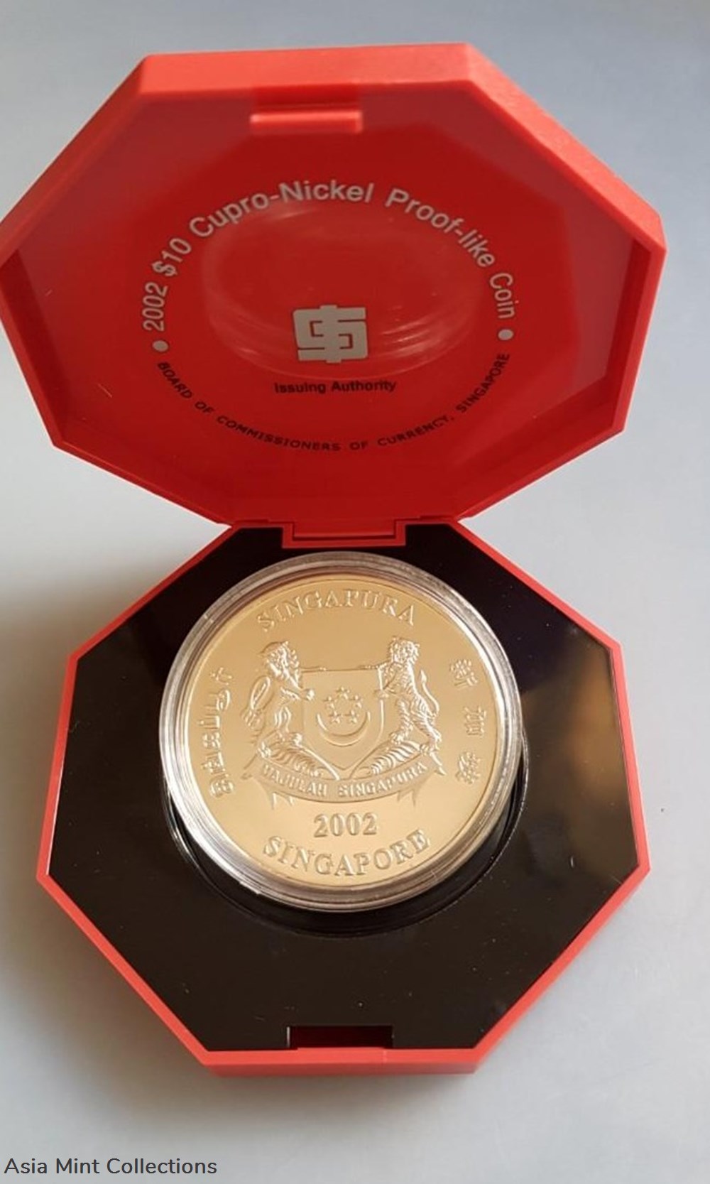 2002 Year of the Horse $10 Cupro-nickel Proof-like Coin 2 coins ingots bullion copper 2002 year of the horse 10 cupro nickel proof like coin