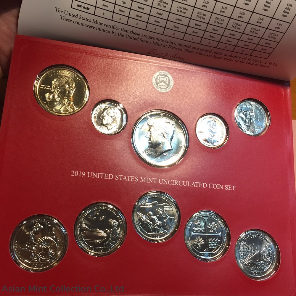 2019-united-states-mint-uncirculated-coin-set-denver-mint-coins