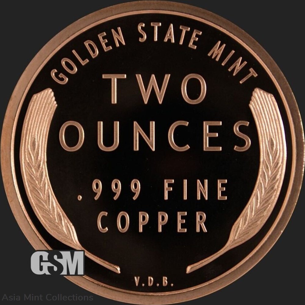 1909 - 2 oz Lincoln Wheat Cent Copper Round .999 Pure Fine Copper BU 2 coins ingots bullion coin 1909 2 oz lincoln wheat cent copper round 999 pure fine copper bu