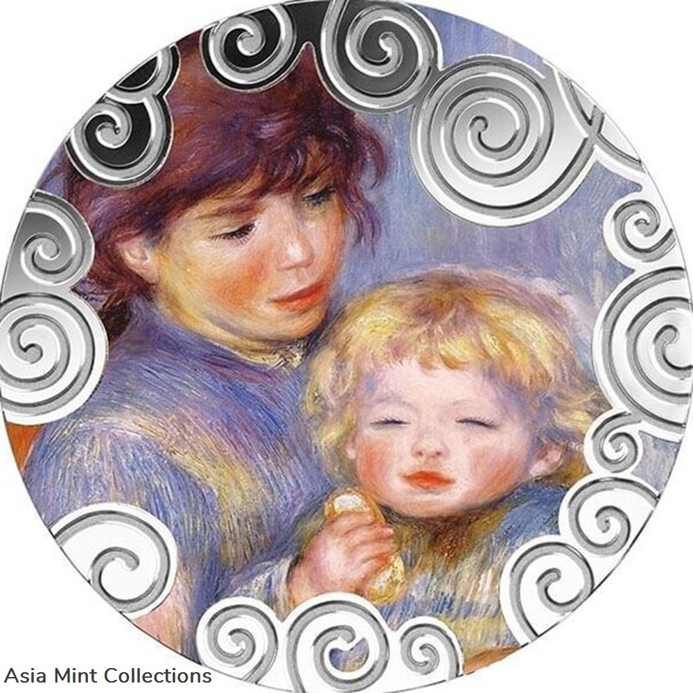 2019 - Maternity in Art 1 oz Proof Silver Coin 1000 Francs Cameroon coins ingots bullion 2019 maternity in art 1 oz proof silver coin 1000 francs cameroon