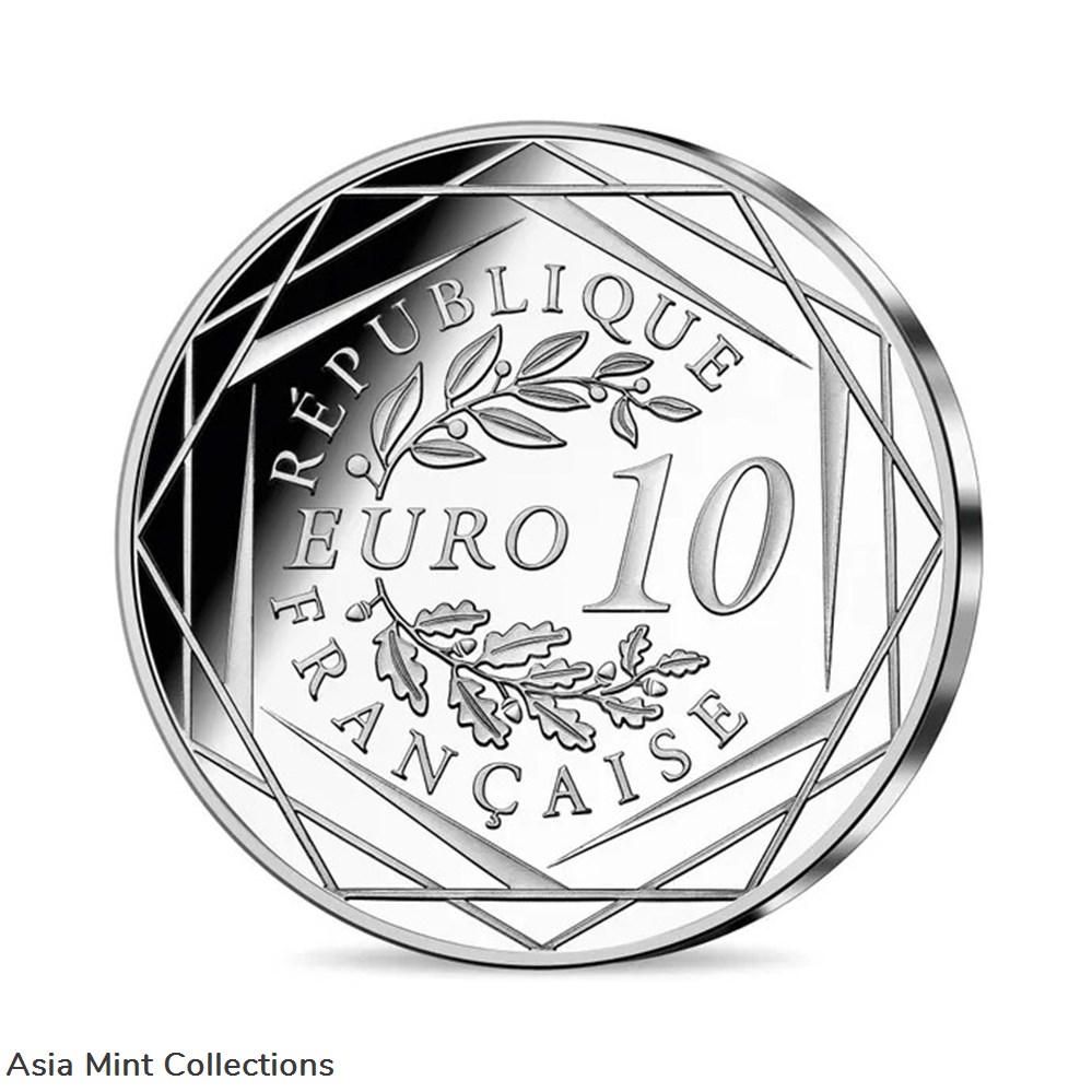 2021 - CURRENCY OF € 10 MONEY - 400 YEARS OF JEAN DE LA FONTAINE 2 coins ingots bullion silver coin 2021 currency of 10 money 400 years of jean de la fontaine
