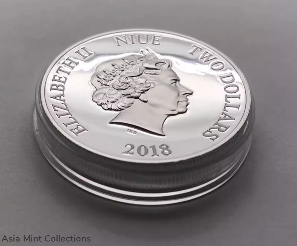 2018 Niue Island $2 Dog Series "French Bulldog" 2oz High Relief Thicken Silver Proof Coin 2 coins ingots bullion 2018 niue island 2 dog series french bulldog 2oz high relief thicken silver proof coin