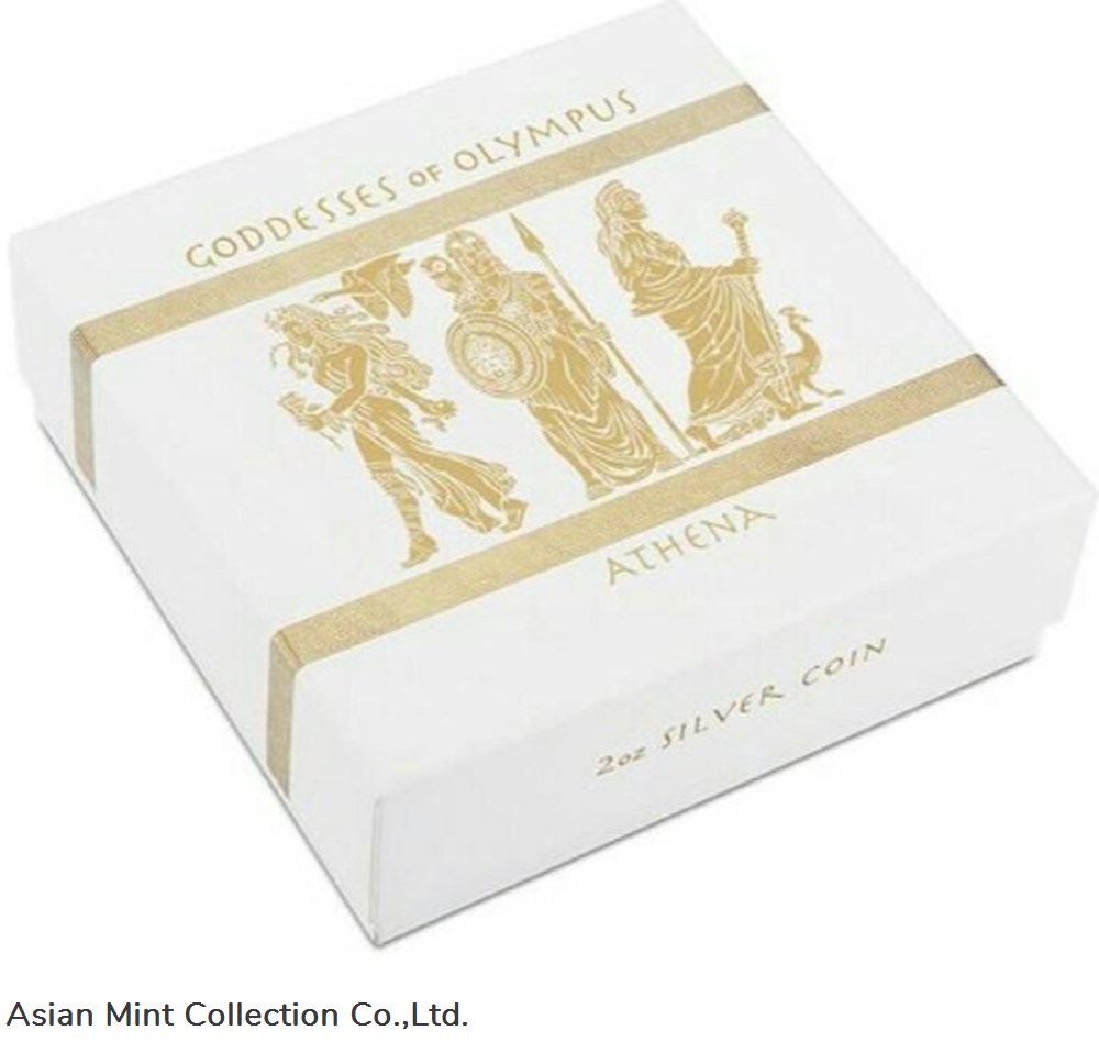 2015 - Perth Mint 2 Oz Silver High Relief Coin ATHENA - Goddesses of Olympus- 5 coins ingots bullion 2015 perth mint 2 oz silver high relief coin athena goddesses of olympus