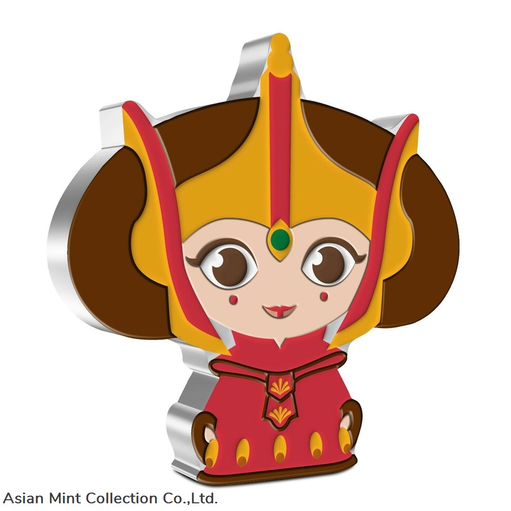 2022 - 1 Oz Silver Proof - Chibi Star Wars Series - Padmé Amidala - Niue coins ingots bullion 2022 1 oz silver proof chibi star wars series padme amidala niue
