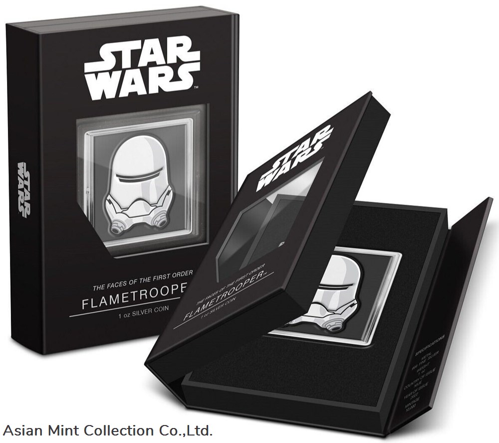 2022 Niue The Faces of the First Order Flametrooper 1oz Silver Coin 4 coins ingots bullion ingot 2022 niue the faces of the first order flametrooper 1oz silver coin