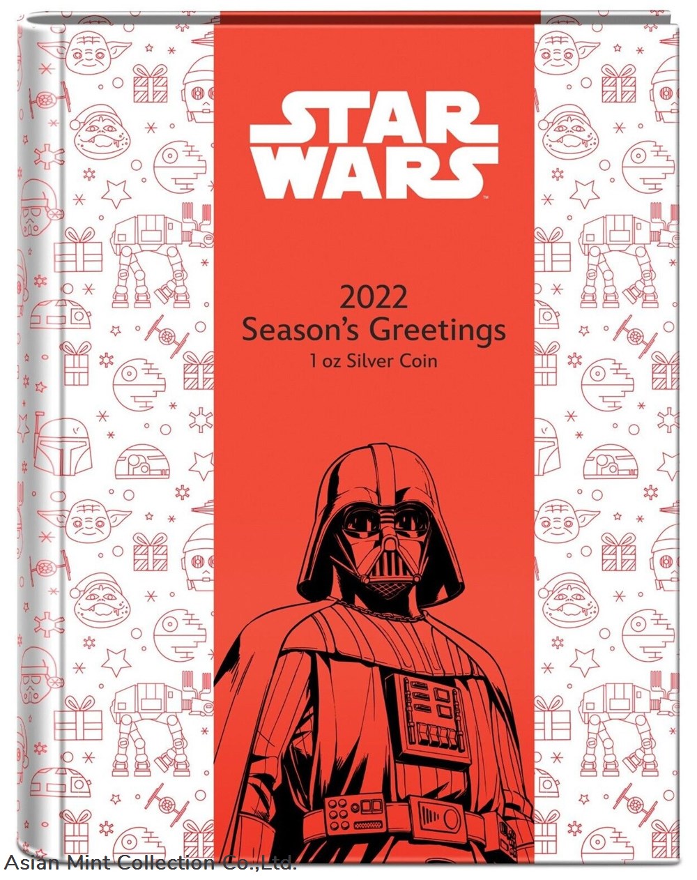 2022 - 1 Oz Silver Proof - Star Wars™ Season’s Greetings 5 coins ingots bullion coin 2022 1 oz silver proof star wars season s greetings