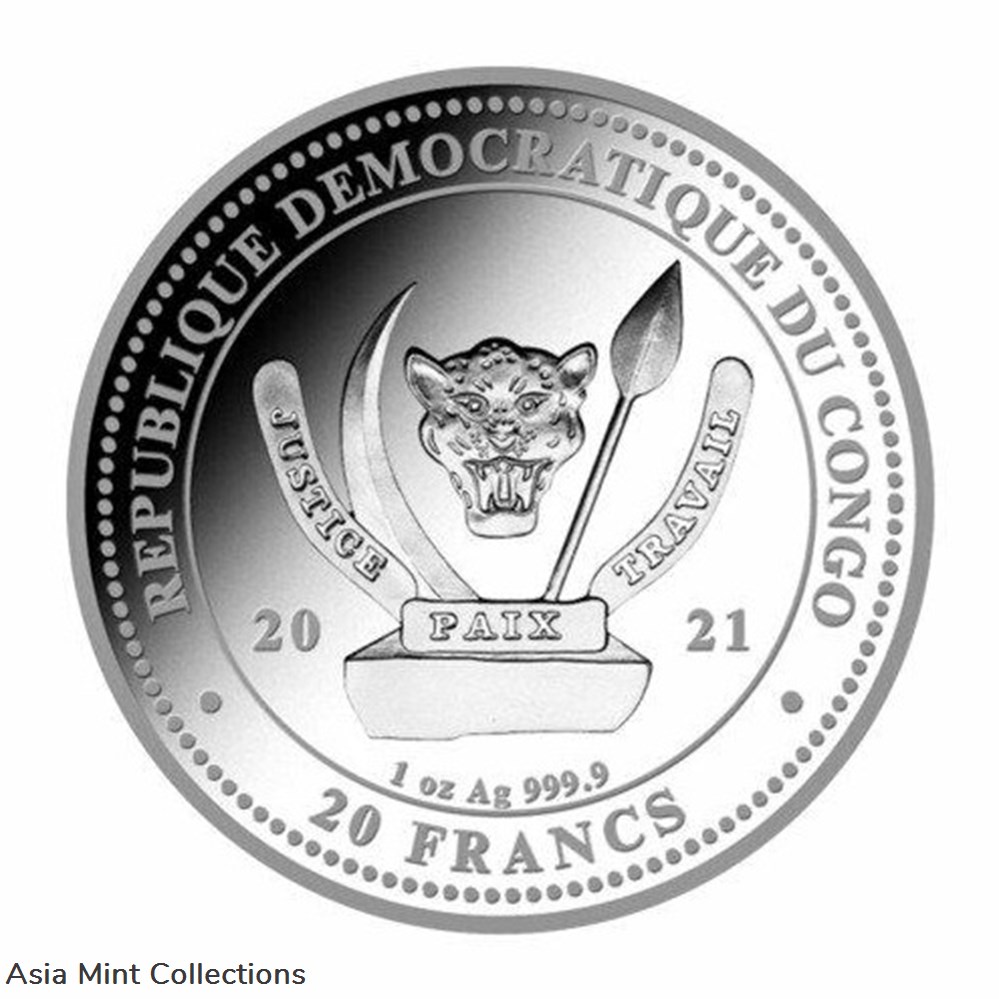 2021 Congo American Bald Eagle World Wildlife Series 1 oz .999 Silver coin 2 coins ingots bullion 2021 congo american bald eagle world wildlife series 1 oz 999 silver coin