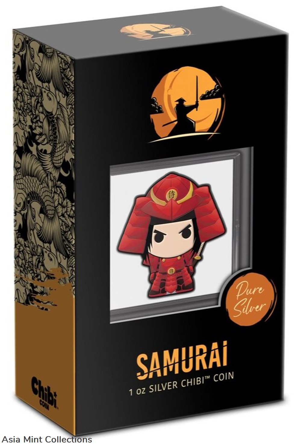 coins ingots bullion 2022 niue warriors of history samurai 1 oz silver proof chibi coin