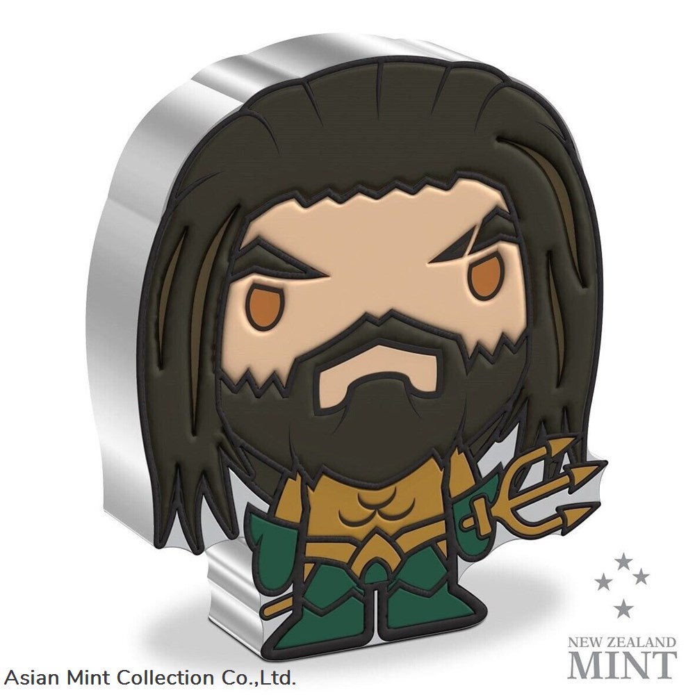 2023 Niue DC Comics Aquaman 1oz Silver Chibi Proof Coin coins ingots bullion ingot 2023 niue dc comics aquaman 1oz silver chibi proof coin