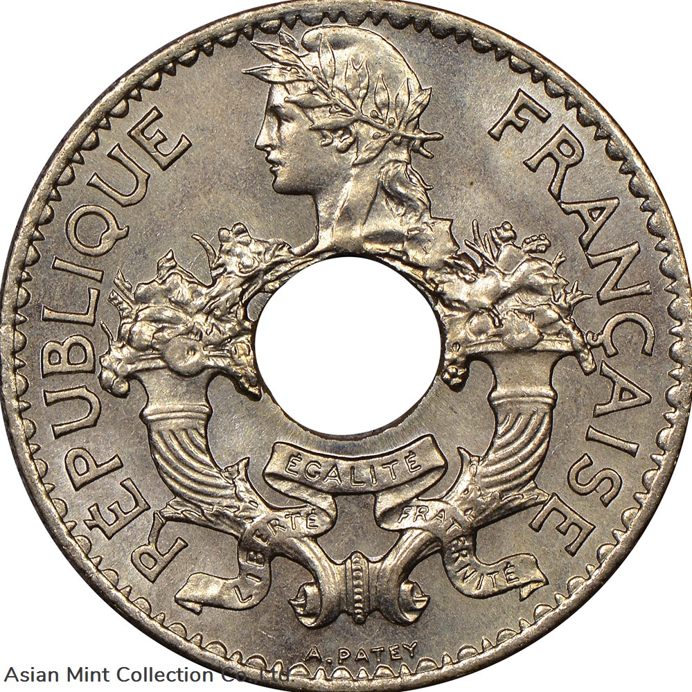 1939 - French Indochina Coin 5 Cents INDOCHINE FRANCAISE coins colonial colonies 1939 french indochina coin 5 cents indochine francaise