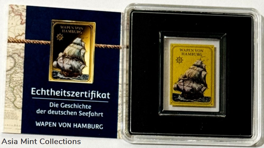 coins ingots bullion 2015 coin coin coat of arms by hamburg fine gold 999 1000 fine gold 999 1000