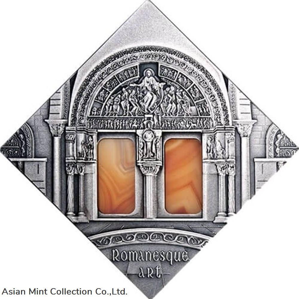 2014 - Romanesque Art The Art that Changed the World Antique finish Silver 1$ Niue coins ingots bullion coin 2014 romanesque art the art that changed the world antique finish silver 1 niue